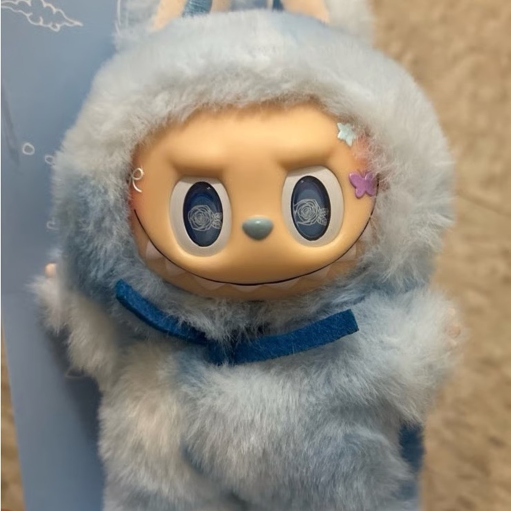 Custom Lafufu white and blue